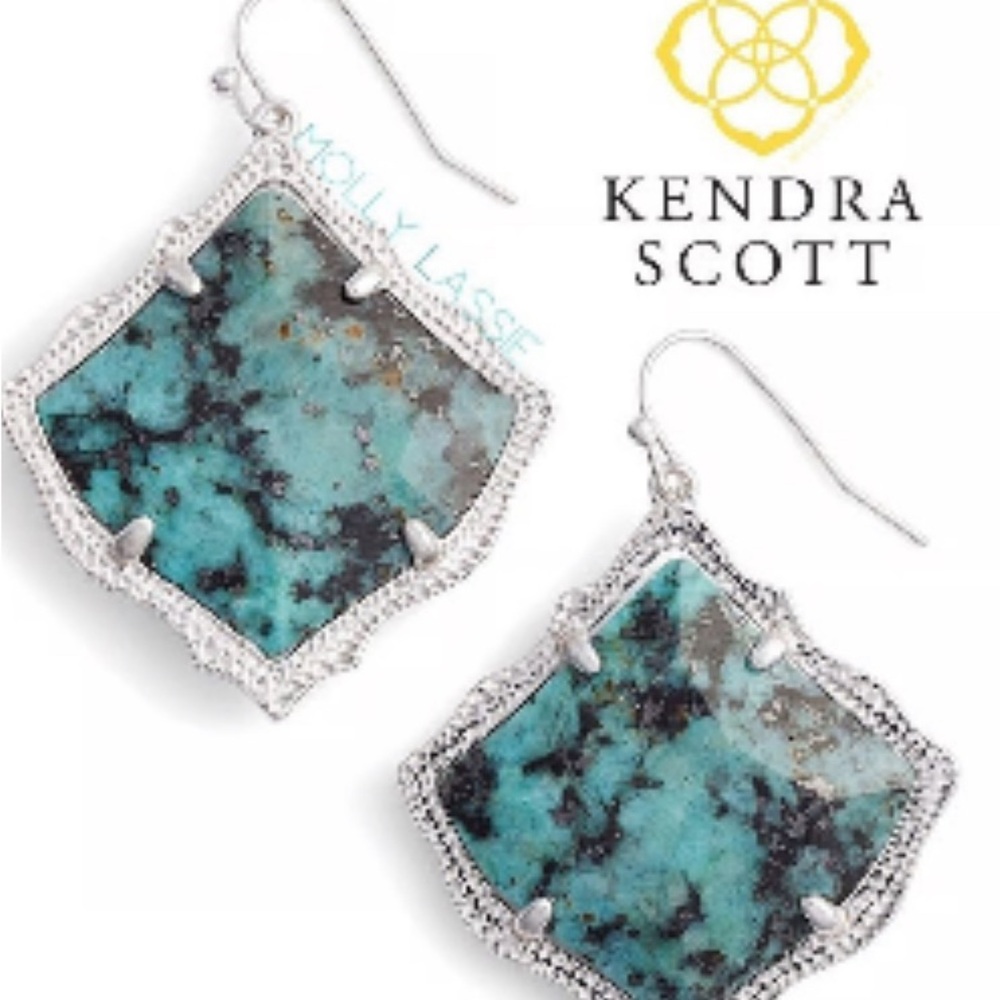 Kendra Scott Kirsten Earrings - African Turquoise - Picture 4 of 5